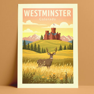 Antieke Westminster Colorado Briefkaart