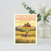 Antieke Westminster Colorado Briefkaart (Staand voorkant)