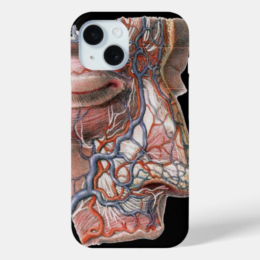 Antieke wetenschap Menselijke anatomie, gezicht me Case-Mate iPhone Case (Achterkant)