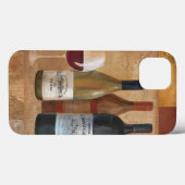 Antieke wijnflessen en wijnglas Case-Mate iPhone case (Achterkant (horizontaal))