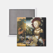 ANTIEKE WIJNPROEVERIJ DRUIVEN WIJNGAARD LAKZEGEL F MAGNEET (Voorkant / Achterkant)