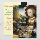 ANTIEKE WIJNPROEVERIJ OP DE DRUIVENWIJGAARD KAART (Voorkant / Achterkant)