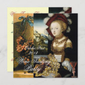 ANTIEKE WIJNPROEVERIJ OP DE DRUIVENWIJGAARD KAART (Voorkant / Achterkant)