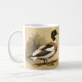 Antieke Wilde Dieren Vogels, Wilde Eend Koffiemok (Links)