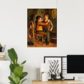 Antieke William Hemsley De Jonge Tandarts Poster (Thuiskantoor)