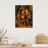 Antieke William Hemsley De Jonge Tandarts Poster (Keuken)