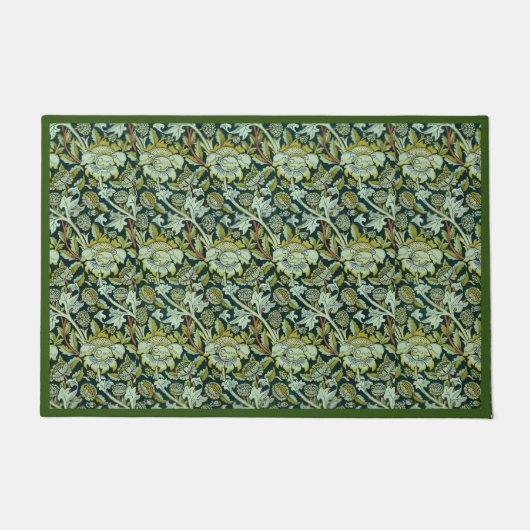 Antieke William Morris Bloem Wey Patroon Deurmat (Voorkant)