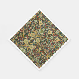 Antieke William Morris Bullerswood Tapijt Servet