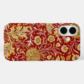 Antieke William Morris Cherwell Rode Bloem Kunst Case-Mate iPhone Case (Achterkant (horizontaal))