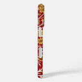 Antieke William Morris Cherwell Rode Bloem Kunst Case-Mate iPhone Case (Achterkant / Rechts)