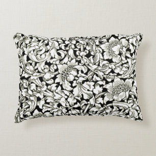 Antieke William Morris decoratieve textielpatroon Accent Kussen
