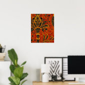 Antieke William Morris India Behang Poster (Thuiskantoor)