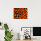 Antieke William Morris India Behang Poster (Thuiskantoor)