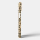 Antieke William Morris Sepia Tane Botanische Case-Mate iPhone Case (Achterkant / Rechts)