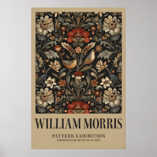 Antieke William Morris tentoonstellingsposter - Br Poster