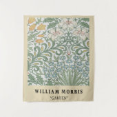 Antieke William Morris Tuin Wandkleed (Voorkant)