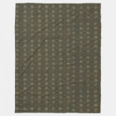 Antieke William Morris Tulp en Lelie Tegel Fleece Deken (Voorkant)