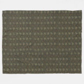 Antieke William Morris Tulp en Lelie Tegel Fleece Deken (Voorkant (Horizontaal))