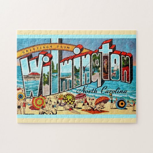 Antieke Wilmington NC 11x14 Legpuzzel (Horizontaal)