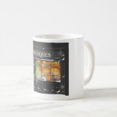 Antieke winkel koffiemok (Voorkant rechts)