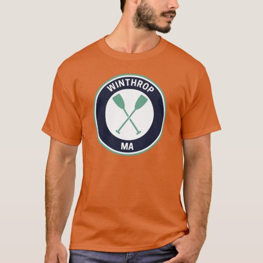 Antieke Winthrop Massachusetts T-shirt (Voorkant)
