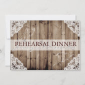 Antieke witte kant bruiloft repetitie kaart (Voorkant)