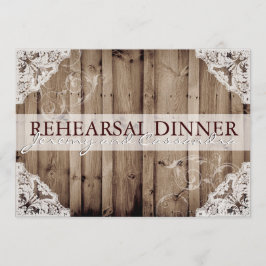 Antieke witte kant trouwrepetitie kaart