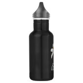 antieke witte lelie bloem retro bloemstuk waterfles (Links)