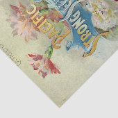 Antieke Zaadcatalogus 1898 Pacific Strong Seed Tissuepapier (Detail)