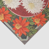 Antieke Zaadcatalogus Chrysanthemums Tissuepapier (Detail)