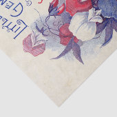 Antieke Zaadcatalogus James Vick's Lieve Erwtjes Tissuepapier (Detail)