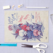 Antieke Zaadcatalogus James Vick's Lieve Erwtjes Tissuepapier (Craft)