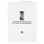 Antieke Zakelijke Afbeelding van een Oliebron met  (Achterkant)