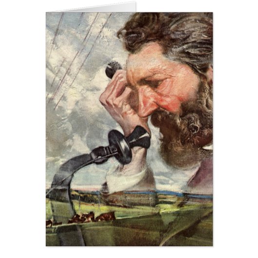 Antieke Zakelijke Alexander Graham Bell-telefoon (Voorkant)