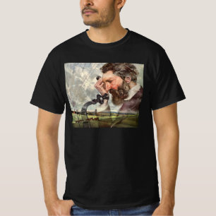 Antieke Zakelijke Alexander Graham Bell Telefoon T-shirt