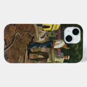 Antieke zakelijke architect bouw aannemer Case-Mate iPhone case (Achterkant (horizontaal))