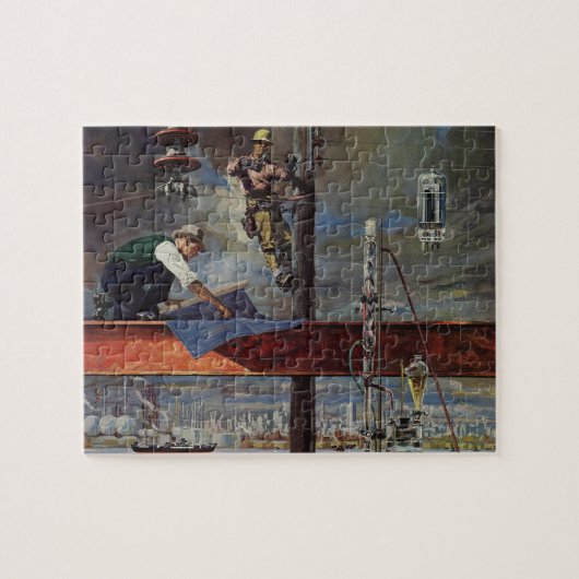 Antieke Zakelijke, Architecten- en Bouwsector Legpuzzel (Horizontaal)