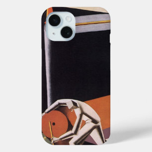 Antieke Zakelijke, Art Deco Stoffen en Textiel iPhone 15 Case