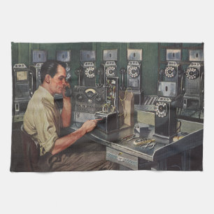 Antieke Zakelijke, Betaaltelefoon Telefoonherstell Theedoek
