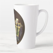 Antieke zakelijke Comptometer boekhoudmachine Latte Mok (Rechts)