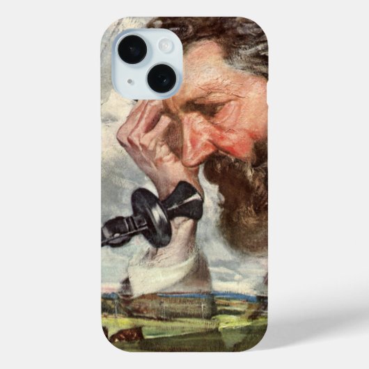 Antieke Zakelijke Dingen, Alexander Graham Bell Te Case-Mate iPhone Case (Achterkant)