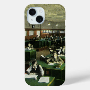 Antieke Zakelijke, Journalisten in Krantenredactie iPhone 15 Case