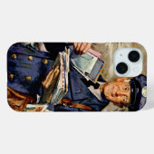 Antieke Zakelijke Man Brengt Post Letters Case-Mate iPhone Case (Achterkant (horizontaal))