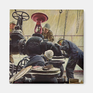 Antieke Zakelijke, Olieplatform in de Oceaan Magneet