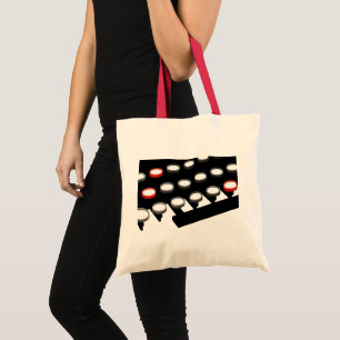 Antieke Zakelijke Ouderwetse Schrijfmachine Toetse Tote Bag