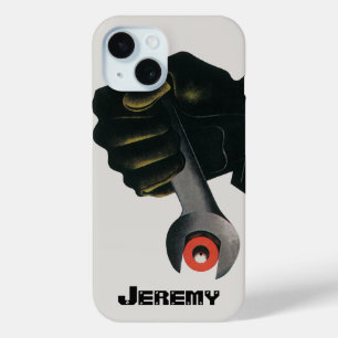 Antieke Zakelijke, Productie Fabrieksmachinist iPhone 15 Case