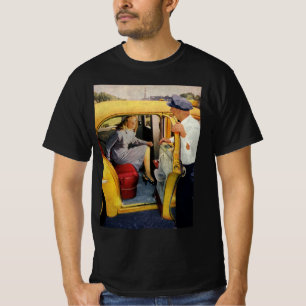 Antieke Zakenvrouw, Taxi Chauffeur Vrouwelijke Pas T-shirt
