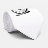 Antieke Zakhorloge Cool Fab Stropdas (Opgerold)