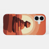 Antieke Zandsteen Rots iPhone 16 Hoesje (Achterkant horizontaal)