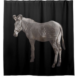 Antieke Zebra Douchegordijn